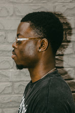 Load image into Gallery viewer, SALMON. Don't wait any longer—try on The VIZOR and see the world through a lens of style and protection. Order your pair today and discover the perfect balance between fashion-forward design and superior functionality.